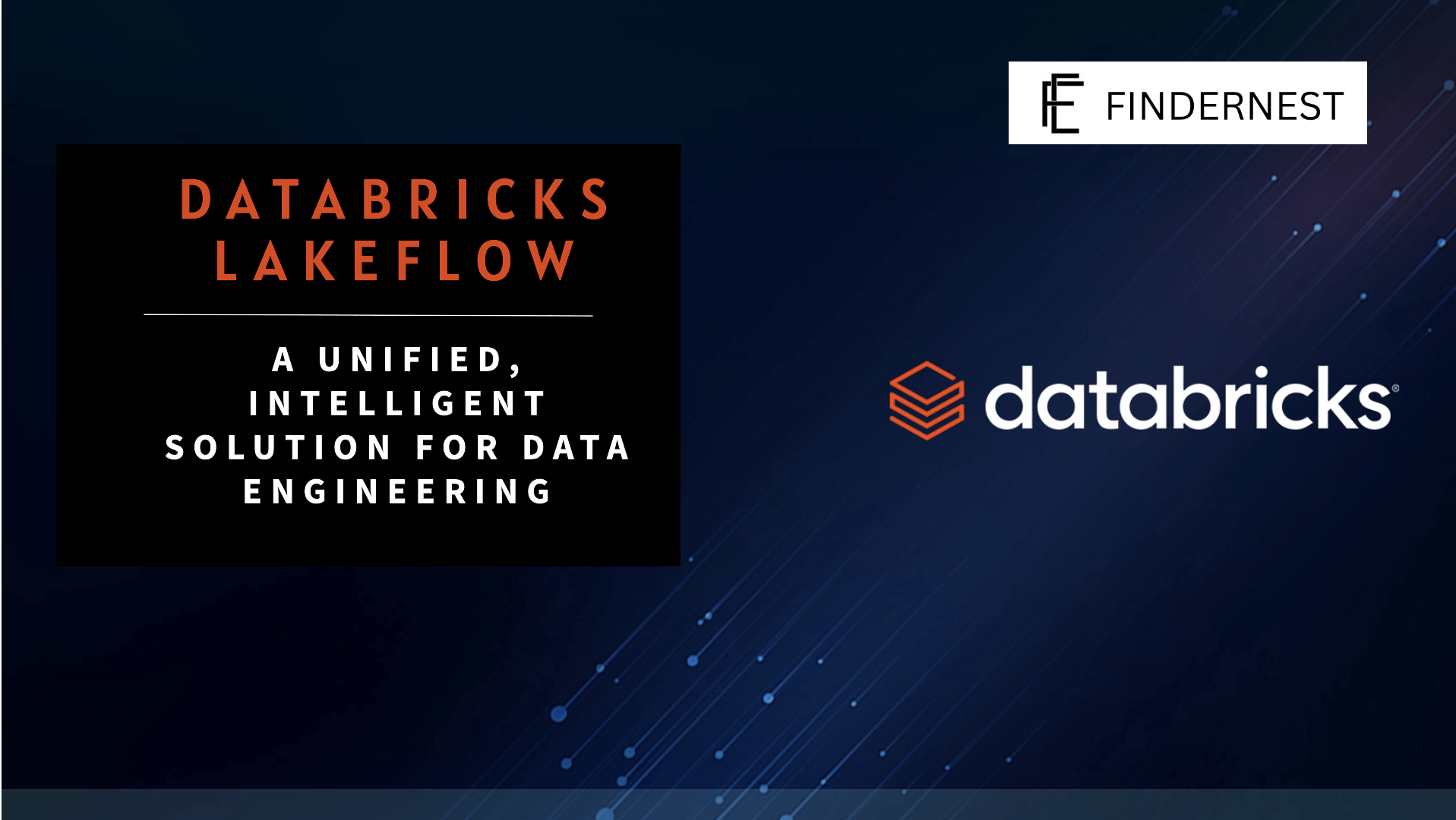 Skip to Content FINDERNEST SOFTWARE SERVICES PRIVATE LIMITED Services  Toggle children for Services  Platforms  Toggle children for Platforms  Industries  Toggle children for Industries  About Us  Toggle children for About Us CONTACT US Book a Demo back to blog  Data Engineering | Engineering | Data Analytics | Data | Data Mapping | Data Patterns | Lakehouse | Data Security | Databricks  Revolutionizing Data Engineering with Databricks LakeFlow Read Time 11 mins | Written by: Praveen Gundala       Discover how Databricks LakeFlow revolutionizes data engineering with its unified and intelligent approach, making data management more efficient and insightful. Ingest data from databases, enterprise apps and cloud sources, transform it in batch and real-time streaming, and confidently deploy and operate in production. In this blog post, we discuss the reasons why we believe LakeFlow will help data teams meet the growing demand for reliable data and AI as well as LakeFlow’s key capabilities integrated into a single product experience.   We are thrilled to unveil Databricks LakeFlow, an innovative solution designed to equip you with everything necessary for building and managing production data pipelines. This includes newly developed, highly scalable connectors for databases such as SQL Server and enterprise applications like Salesforce, Workday, Google Analytics, ServiceNow, and SharePoint. Users can perform data transformations in both batch and streaming modes using standard SQL and Python. Additionally, we are introducing Real Time Mode for Apache Spark, enabling stream processing with significantly lower latencies than micro-batch processing. Lastly, you can orchestrate and oversee workflows and deploy them to production using CI/CD. Databricks LakeFlow is fully integrated with the Data Intelligence Platform, offering serverless computing and unified governance through the Unity Catalog.  LakeFlow LakeFlow is the one unified data engineering solution for ingestion, transformation and orchestration In this blog post, we discuss the reasons why we believe LakeFlow will help data teams meet the growing demand for reliable data and AI as well as LakeFlow’s key capabilities integrated into a single product experience.  The Evolution of Data Engineering: From Fragmentation to Unity Data engineering has undergone significant transformations over the years. Initially, organizations relied on fragmented systems and siloed data sources, which often led to inefficiencies and inconsistencies. Managing disparate systems became a daunting task for data engineers, who had to ensure data accuracy and availability while dealing with complex integrations.  The advent of unified data platforms marked a turning point in the industry. These platforms aimed to consolidate data sources, streamline workflows, and provide a single source of truth. Databricks LakeFlow is one such innovative solution, designed to bring coherence and intelligence to data engineering processes.  The Challenges of Data Engineering  Data engineering involves the intricate tasks of collecting, preparing, and managing data to ensure it is high-quality, reliable, and ready for analysis. However, these tasks are fraught with challenges:   Diverse Data Sources: Businesses frequently need to gather data from numerous systems, each having its formats and access methods. This necessitates the creation and upkeep of specialized connectors for different databases and enterprise applications. Batch and Streaming Processing: Handling data in batch and real-time streaming modes requires sophisticated logic for triggering and incremental processing. Latency spikes or failures can disrupt business operations, resulting in significant repercussions. Deployment and Monitoring: Implementing scalable data pipelines with CI/CD practices and tracking the quality and lineage of data assets frequently requires extra tools and expertise, adding complexity to the process. Introducing Databricks LakeFlow: Key Features and Benefits Databricks LakeFlow provides an extensive array of features designed specifically for the needs of contemporary data engineering. A highlight is its flawless data integration, enabling straightforward ingestion and transformation of data from diverse sources. This ensures that data engineers can handle data that is clean and consistent without needing manual adjustments.  Another significant advantage is its strong orchestration capabilities. LakeFlow facilitates the automation of intricate workflows, decreasing the necessity for manual supervision and lowering the potential for errors. Furthermore, its sophisticated analytics tools deliver insightful data visualizations and predictive models, empowering organizations to efficiently make data-driven decisions.  Databricks LakeFlow stands as a cohesive solution that tackles these challenges directly. It consists of three primary components: LakeFlow Connect, LakeFlow Pipelines, and LakeFlow Jobs, each crafted to simplify and improve various facets of data engineering.  LakeFlow Connect: Simplified Data Ingestion  LakeFlow Connect provides a user-friendly, point-and-click interface for ingesting data from various sources. It supports a wide range of databases such as SQL Server, MySQL, Postgres, and Oracle, as well as enterprise applications like Salesforce, Workday, Google Analytics, and ServiceNow. Additionally, it can ingest unstructured data from sources like SharePoint.   This component leverages Change Data Capture (CDC) technology, acquired through Databricks' acquisition of Arcion, to ensure reliable and efficient data transfer from operational databases to the lakehouse. This approach eliminates the need for fragile and problematic middleware, significantly improving productivity and enabling faster insights.   For example, Insulet, a manufacturer of wearable insulin management systems, uses the Salesforce ingestion connector to streamline its data integration process. By analyzing Salesforce data directly within Databricks, they can deliver updated insights in near-real time, reducing latency from days to minutes.   LakeFlow Pipelines: Efficient Declarative Data Pipelines  LakeFlow Pipelines simplifies the creation and management of data pipelines by leveraging the declarative Delta Live Tables framework. This allows data engineers to write business logic in SQL and Python while Databricks handles data orchestration, incremental processing, and compute infrastructure autoscaling.   Key features of LakeFlow Pipelines include built-in data quality monitoring and Real-Time Mode, which ensures low-latency delivery of time-sensitive datasets without requiring code changes. This enables data teams to focus on developing advanced data engineering solutions rather than dealing with the underlying complexities of data processing.   LakeFlow Jobs: Reliable Orchestration  LakeFlow Jobs provides robust orchestration and monitoring capabilities for production workloads. Built on Databricks Workflows, it can orchestrate any workload, including ingestion, pipelines, notebooks, SQL queries, machine learning training, model deployment, and inference.   This component also offers advanced features like triggers, branching, and looping to meet complex data delivery requirements. It simplifies the tracking of data health and delivery, providing full lineage and relationships between ingestion, transformations, tables, and dashboards. With data freshness and quality monitoring integrated, data teams can ensure the reliability of their data assets.   Built on the Data Intelligence Platform  Databricks LakeFlow is natively integrated with the Databricks Data Intelligence Platform, which provides several foundational capabilities:   AI-powered Intelligence: Databricks Assistant powers the discovery, authoring, and monitoring of data pipelines, allowing data engineers to build reliable data solutions more efficiently.  Unified Governance: Integration with Unity Catalog ensures comprehensive data governance, including lineage and data quality management.  Serverless Compute: This enables the building and orchestration of data pipelines at scale, allowing teams to focus on their work without worrying about infrastructure.   Intelligent Data Management: How LakeFlow Enhances Efficiency Efficiency is at the core of Databricks LakeFlow's design. The platform leverages machine learning algorithms to optimize data processing tasks, ensuring that resources are used effectively and processes are streamlined. This intelligent approach to data management helps in reducing latency and improving overall system performance.  Furthermore, LakeFlow's intuitive user interface simplifies the management of data pipelines. Data engineers can easily monitor and adjust workflows in real-time, allowing for quick responses to any issues that arise. This level of control and visibility significantly enhances operational efficiency and reduces downtime.  Real-World Applications: Success Stories with Databricks LakeFlow Many organizations across various sectors have successfully implemented Databricks LakeFlow to revolutionize their data engineering practices. For instance, a leading retail company utilized LakeFlow to consolidate its customer data from multiple touchpoints, resulting in a unified view of customer behaviour and preferences. This enabled the company to tailor its marketing strategies more effectively, leading to increased customer engagement and sales.  In the healthcare industry, a large hospital network adopted LakeFlow to manage patient data more efficiently. By automating data integration and processing tasks, the network was able to reduce administrative burdens on healthcare professionals, allowing them to focus more on patient care. These success stories highlight the transformative potential of Databricks LakeFlow in real-world scenarios.  Future of Data Engineering: The Road Ahead with Databricks LakeFlow As data volumes continue to grow exponentially, the need for innovative data engineering solutions becomes more critical. Databricks LakeFlow is poised to play a pivotal role in shaping the future of the industry. With ongoing advancements in artificial intelligence and machine learning, LakeFlow is expected to become even more intelligent and adaptive, further enhancing its efficiency and effectiveness.  Looking ahead, Databricks aims to expand the capabilities of LakeFlow by integrating more advanced features such as real-time analytics and enhanced security measures. These developments will ensure that organizations can continue to harness the power of their data while maintaining the highest standards of data integrity and privacy. The future of data engineering looks promising with Databricks LakeFlow leading the way.  Reasons to Select FindErnest for Databricks Lakehouse Solutions Choosing Findernest for Databricks Lakehouse solutions offers several strategic advantages that can significantly enhance your organization's data management and analytics capabilities. Here are the key reasons to consider Findernest as your partner in implementing Databricks Lakehouse:  1. Expertise in Unified Data Management Comprehensive Solutions: Findernest specializes in the integration of data lakes and data warehouses, providing a unified platform that simplifies data management. This architecture allows organizations to handle structured, semi-structured, and unstructured data seamlessly, which is essential for modern analytics needs. Real-Time Analytics: With Databricks Lakehouse, Findernest enables low-latency searches on large datasets, facilitating real-time analytics that empowers businesses to make timely decisions based on current data.  2. Customization and Scalability Tailored Implementations: Findernest offers customized solutions that align with specific business objectives and industry requirements. This ensures that the Databricks Lakehouse is optimized for your unique data landscape and operational goals. Scalable Architecture: The platform is designed to scale with your business, accommodating growing data volumes and increasing analytical demands without compromising performance.  3. Advanced Data Processing Capabilities Integrated ETL Operations: Findernest leverages the integrated data processing features of Databricks Lakehouse to perform efficient ETL (Extract, Transform, Load) operations on a single platform. This reduces the need for multiple tools, streamlining workflows and enhancing productivity. Support for Machine Learning: The platform supports advanced analytics and machine learning initiatives, allowing organizations to apply AI techniques across all their data effectively.  4. Strong Partnership with Databricks Official Partnership: As an official partner of Databricks, Findernest has access to the latest technologies, resources, and support from Databricks’ extensive network. This partnership enhances the quality of service provided and ensures that clients benefit from cutting-edge solutions. Expert Guidance: The expertise gained through this partnership allows Findernest to offer valuable insights and best practices for implementing and optimizing Databricks Lakehouse solutions.  5. Focus on Data Governance and Security Robust Governance Frameworks: Findernest emphasizes strong data governance practices through the use of Unity Catalog within Databricks Lakehouse. This provides fine-grained access control and ensures compliance with regulatory standards. Data Security: With a focus on security, Findernest helps organizations protect their data assets while enabling secure data sharing across teams, fostering collaboration without compromising integrity.  6. Comprehensive Support and Training Ongoing Support Services: Findernest provides continuous support throughout the implementation process and beyond, ensuring that organizations can effectively utilize their Databricks Lakehouse environment. Custom Training Programs: Tailored training sessions are available to help teams maximize their use of the platform, ensuring that users are well-equipped to leverage its full capabilities. In summary, choosing Findernest for Databricks Lakehouse solutions means leveraging their expertise in unified data management, customization, advanced processing capabilities, strong partnerships, robust governance practices, and comprehensive support services. This combination positions organizations to achieve significant improvements in their data analytics efforts while driving innovation and efficiency across operations.  Learn how FindErnest is making a difference in the world of business Get Started  Praveen Gundala Praveen Gundala, Founder and Chief Executive Officer of FindErnest, provides value-added information technology and innovative digital solutions that enhance client business performance, accelerate time-to-market, increase productivity, and improve customer service. FindErnest offers end-to-end solutions tailored to clients' specific needs. Our persuasive tone emphasizes our dedication to producing outstanding outcomes and our capacity to use talent and technology to propel business success. I have a strong interest in using cutting-edge technology and creative solutions to fulfill the constantly changing needs of businesses. In order to keep up with the latest developments, I am always looking for ways to improve my knowledge and abilities. Fast-paced work environments are my favorite because they allow me to use my drive and entrepreneurial spirit to produce amazing results. My outstanding leadership and communication abilities enable me to inspire and encourage my team and create a successful culture.  Share the Love  You May Like These  Related Articles  Business  Increase Productivity with Salesforce CPQ: A Game Changer Discover how Salesforce CPQ transforms sales processes, enhances productivity, and drives business g...  Keep Reading  Generative AI  How AI and NLP Are Revolutionizing Customer Service Chatbots Discover how modern AI and NLP technologies are revolutionizing customer service chatbots, transform...  Keep Reading  Innovation  Unlocking Innovation with ServiceNow No-Code Development Unlock rapid innovation and digital transformation with ServiceNow’s no-code and low-code developmen...  Keep Reading FINDERNEST SOFTWARE SERVICES PRIVATE LIMITED Discover FindErnest's pivotal role in empowering global employers with cutting-edge human capital solutions, prioritizing innovation and strategic partnerships for unparalleled growth. Unleash the transformative potential of Technology Consulting, Cloud, Data, and AI with FindErnest's end-to-end solutions. From Staffing and Recruitment to AI & Cybersecurity, our services drive excellence and execution for enterprises worldwide.  © 2024 Findernest | Legal Terms | Privacy Policy | Site Map  ♥All Rights Reserved.  Services Recruitment Cloud Engineering Data Engineering DevOps Consulting Artificial Intelligence Internet of Things (IoT) Cybersecurity Software Development Quality Engineering Managed IT Services Experience Design Platforms AWS Adobe Databricks Google Cloud HubSpot Microsoft Oracle Outsystems Salesforce Servicenow Resources About us Blog Careers Success Stories Privacy Policy Terms & Conditions Contact Us For Business:  info@findernest.com   +917207788004  For Jobs: hr@findernest.com  Have a question? Feel free to reach out. We love to hear from you!       